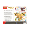 Pokémon 151 Zapdos Collection (Ingles) [Preventa  06 Octubre]