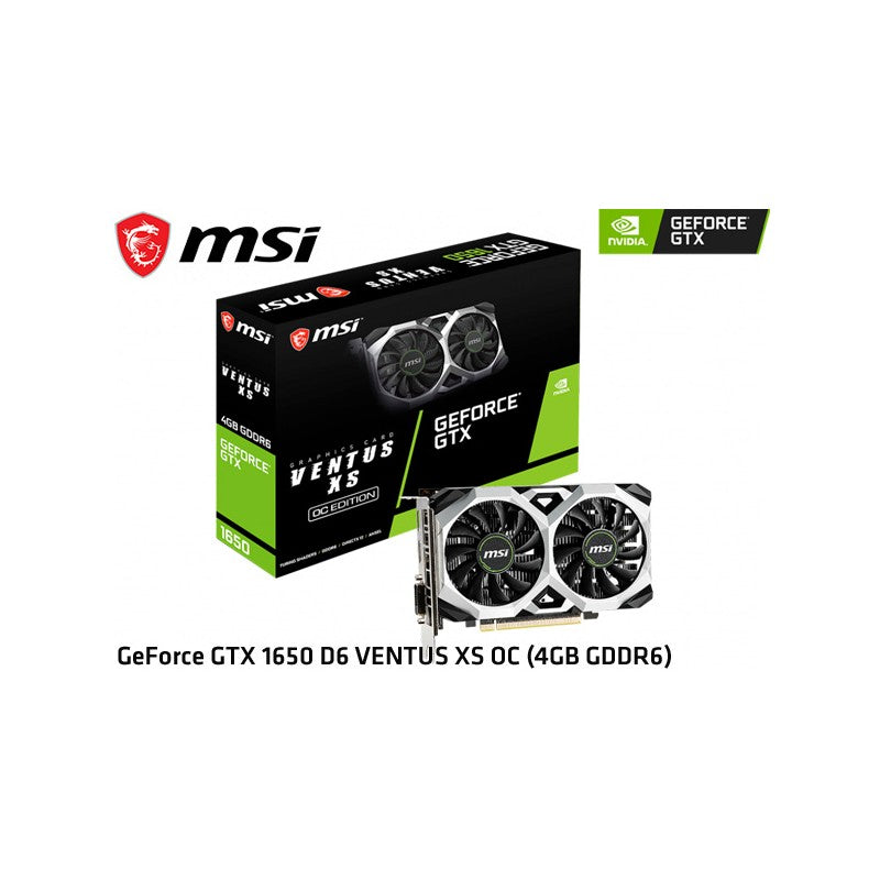 Msi Geforce Gtx 1650 D6 Ventus Xs Oc 4gb Gddr6 Golden Gamers